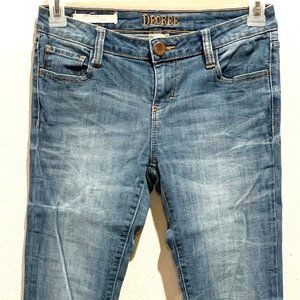 Blue jeans, unique white detailing!